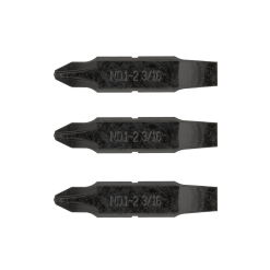 #1-#2 Phillips & 3/16 Flat Screwdriver Bits